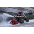 Snow thrower matching farm machine